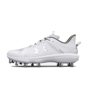 Under Armour Yard Low MT TPU Baseball Cleats 'White' 3025591-100